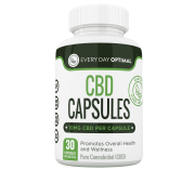 Every Day Optimal CBD Pure CBD Oil Capsules, 10mg CBD Oil Per Pill
