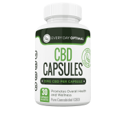 Every Day Optimal CBD Pure CBD Oil Capsules, 15mg CBD Oil Per Pill