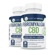 Every Day Optimal CBD Fibromyalgia Relief CBD Capsules, 25mg CBD + Added Vitamins