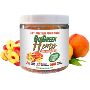 GoGreen Hemp CBD 25mg Peach Rings (500mg)