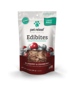 Elixinol Large Breed CBD Dog Treats – Blueberry Cranberry Edibites 216 g